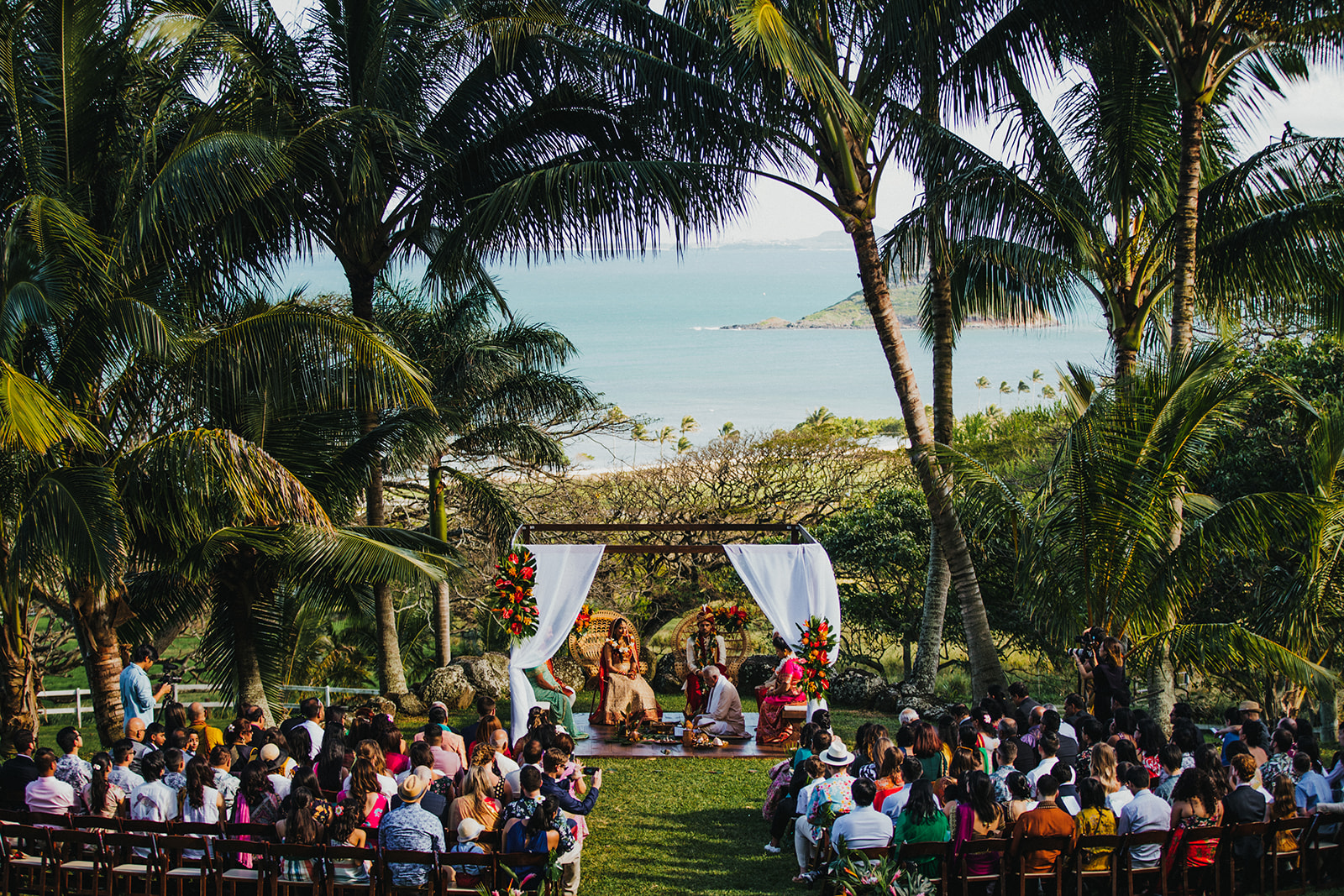 Kualoa Tropical Indian Wedding